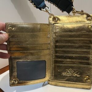 Patricia Nash Gold Wallet